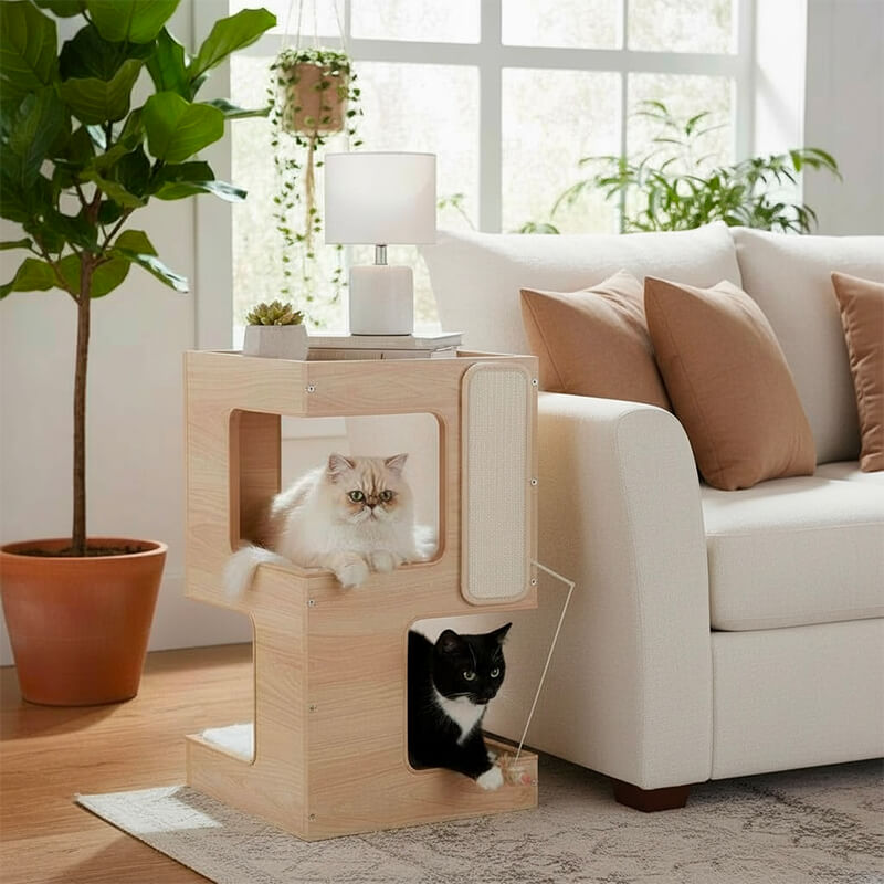 Table de Chevet Refuge pour Chat Alcôve™