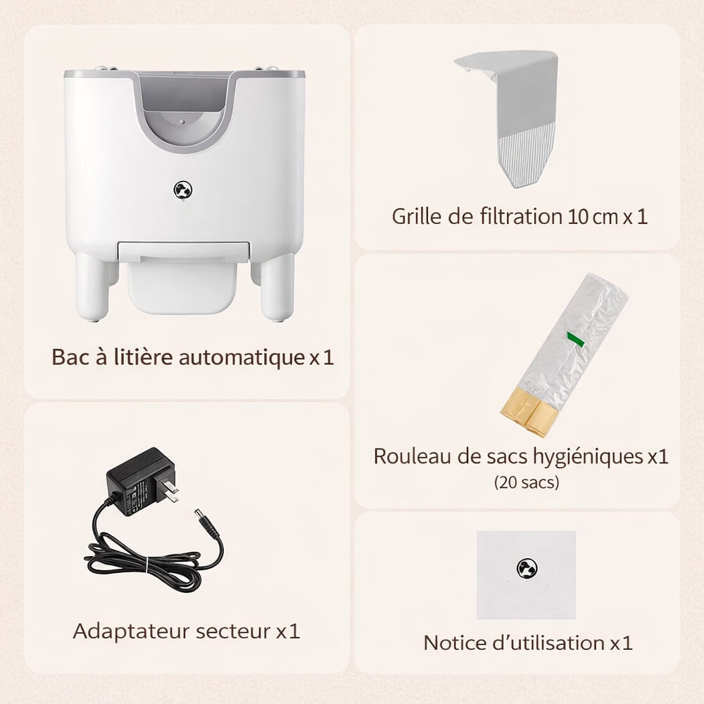 Bac à Litière Autonettoyante CatZen™