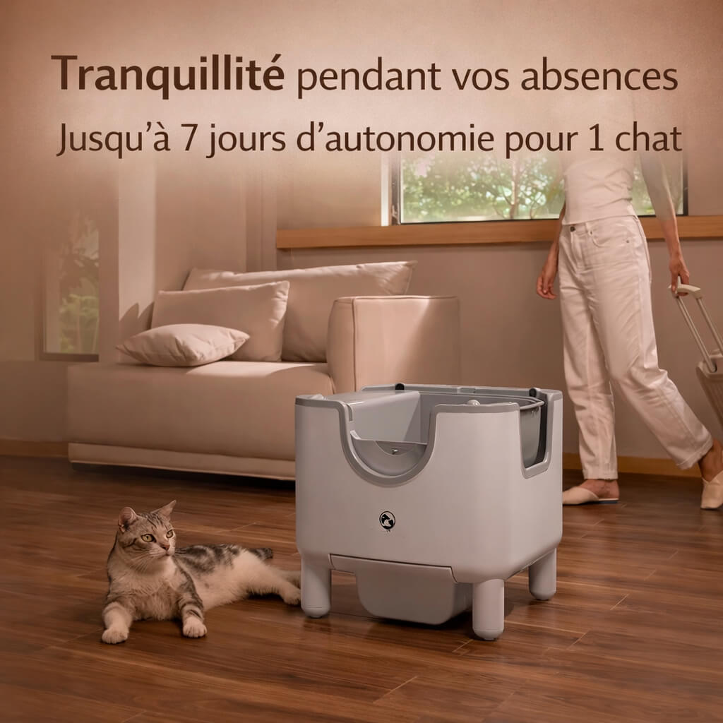 Bac à Litière Autonettoyante CatZen™