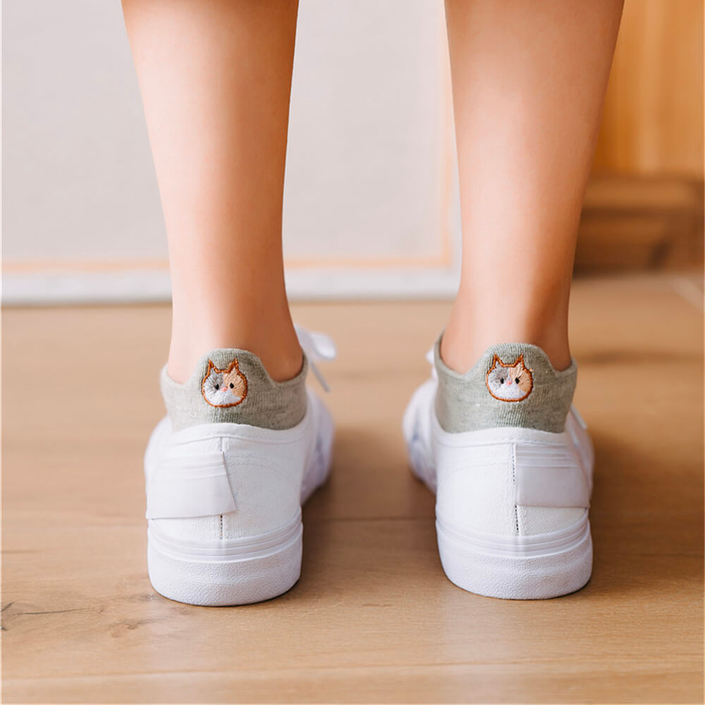 chaussette chat femme