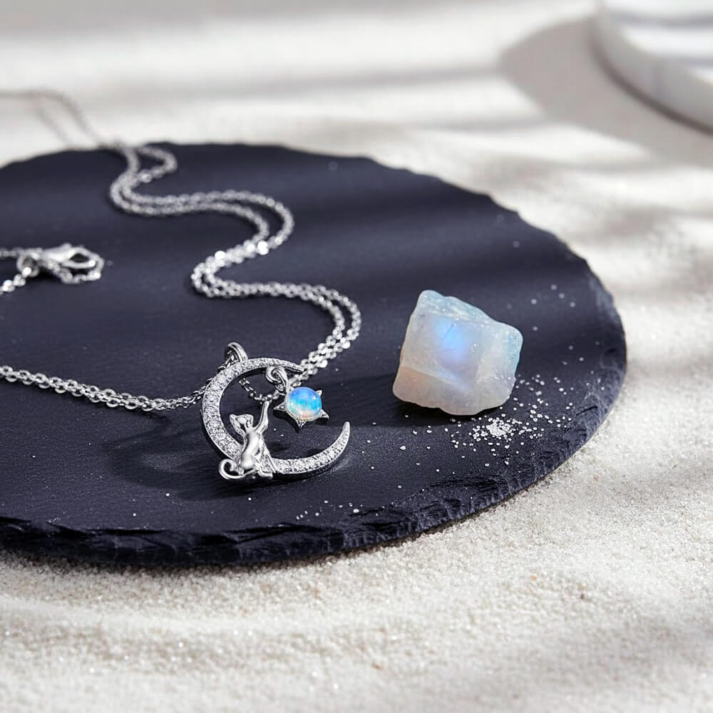 Pendentif Chat Argent Luna™