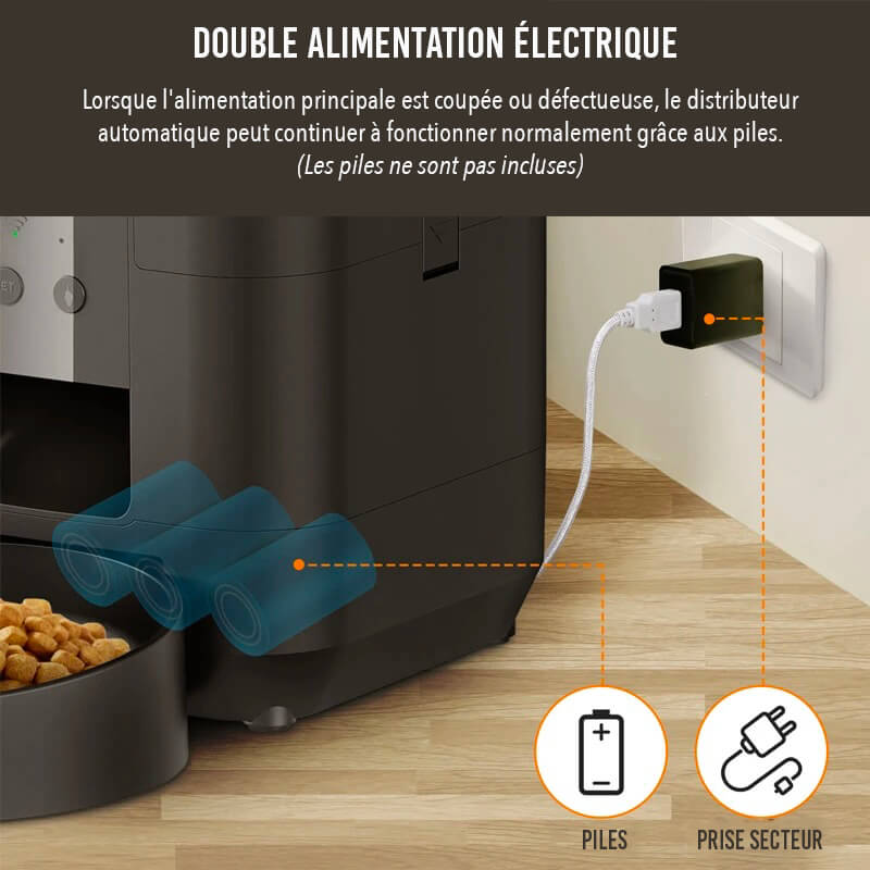 Distributeur Croquette Chat Automatique FeedPilot™