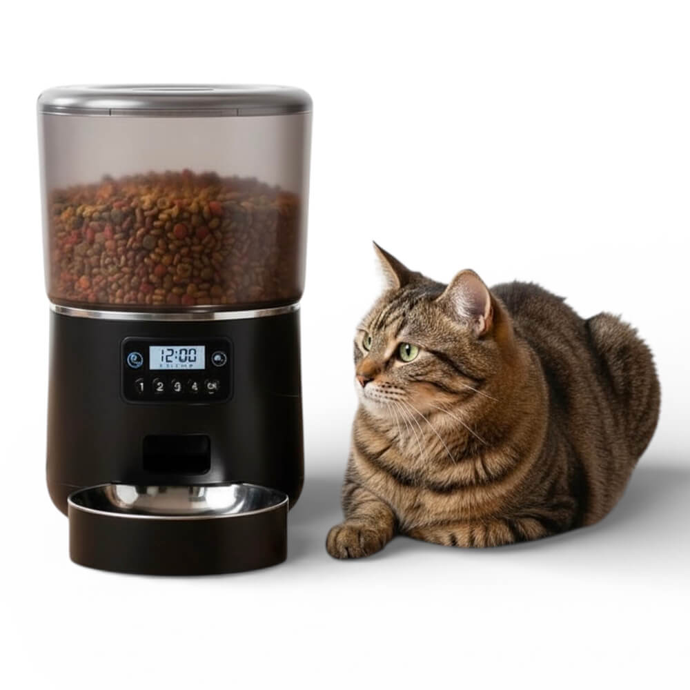 Distributeur Croquettes Chat Automatique Croq'Zen™