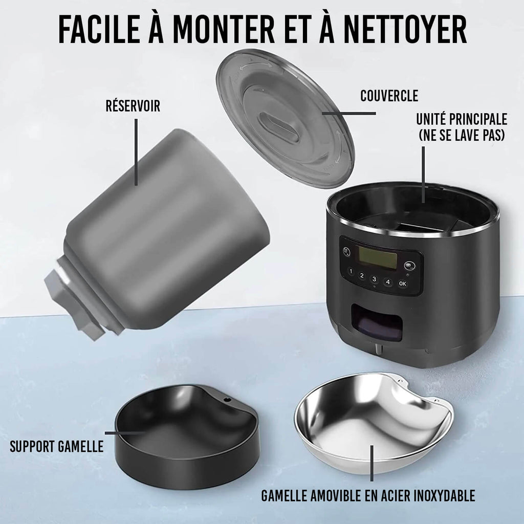 Distributeur Croquettes Chat Automatique Croq'Zen™