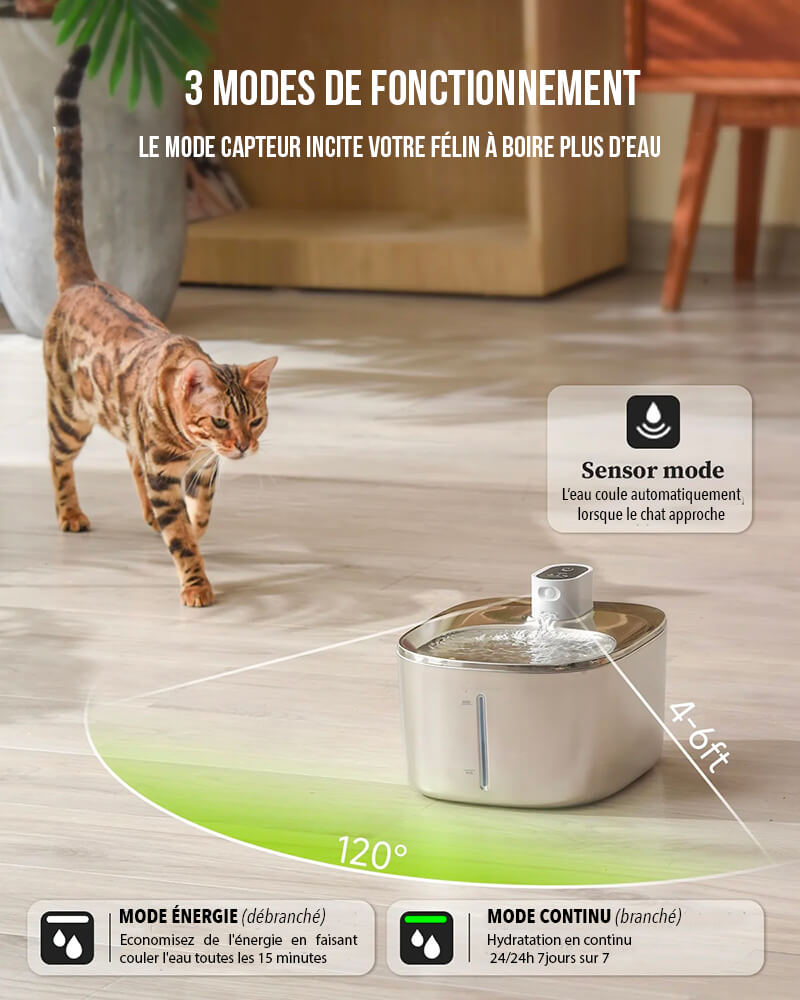 Fontaine à Eau pour Chat HydraCat™