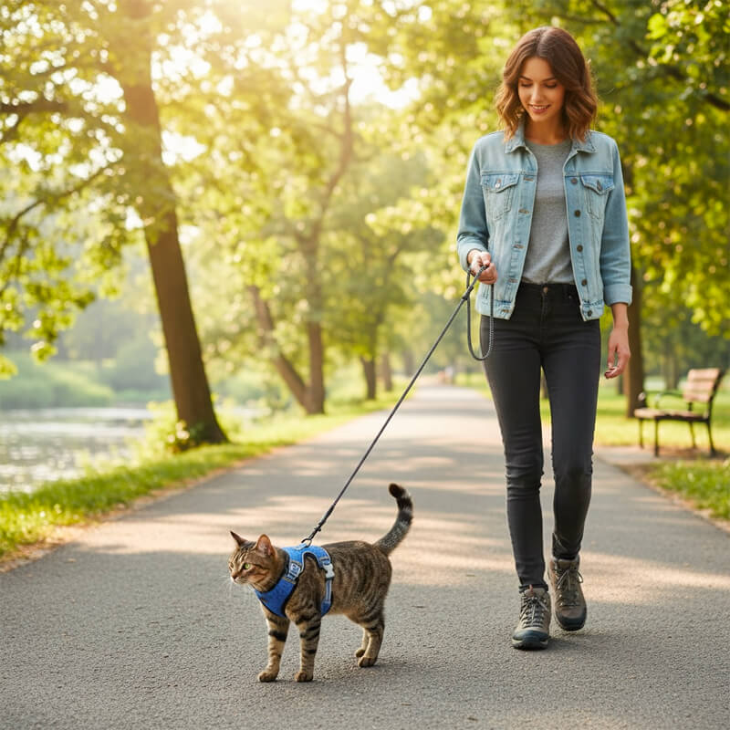 Harnais Chat Anti-Fugue CutePet™