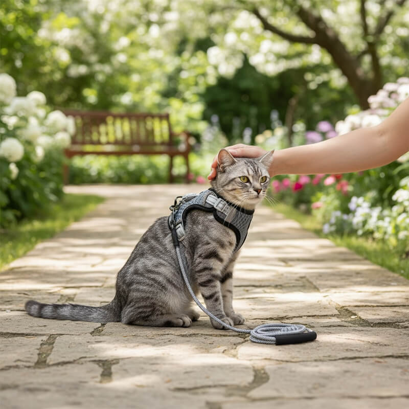 Harnais Chat Anti-Fugue CutePet™