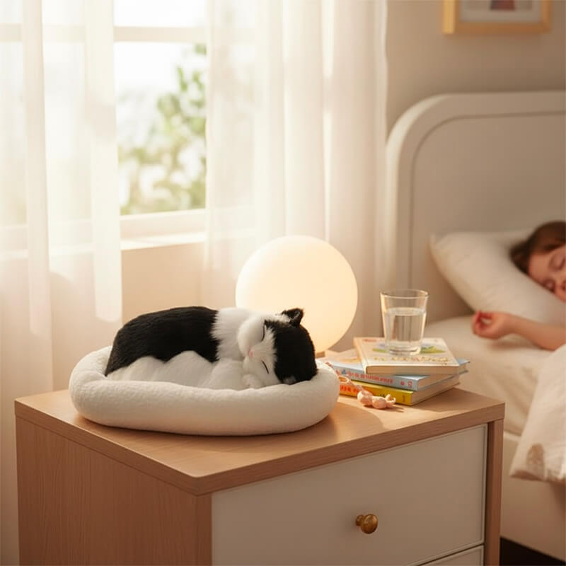 Peluche Chat Réaliste Chat'Zen™