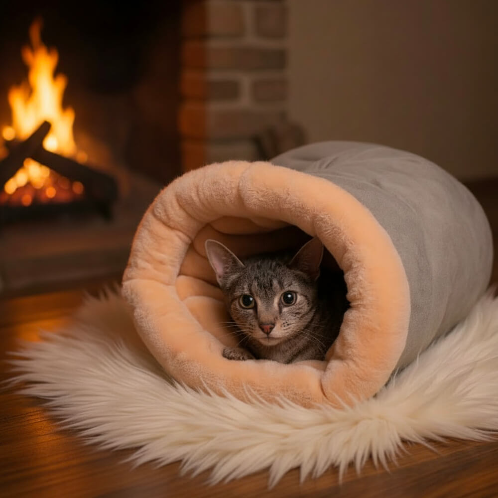 Sac de Couchage Chat P'tit Cocon™