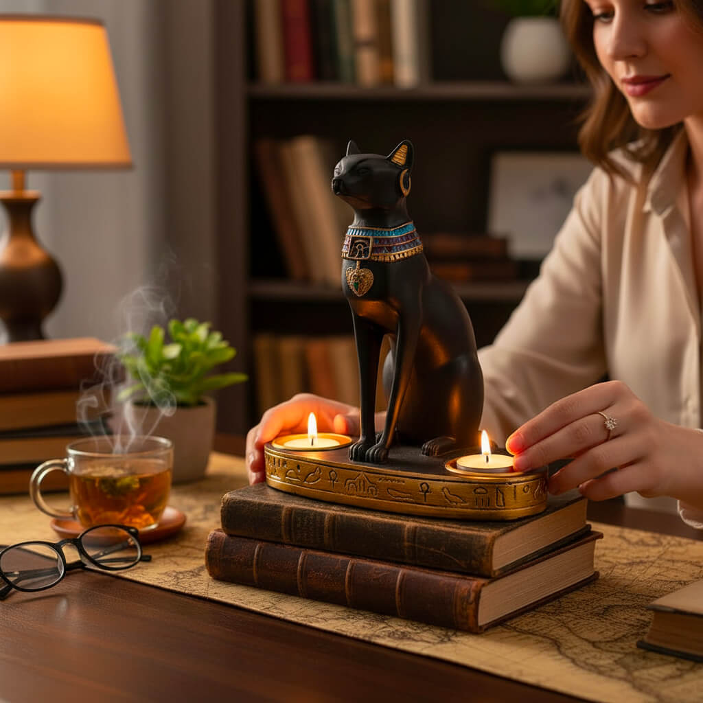 Statue Chat Egyptien Bastêa