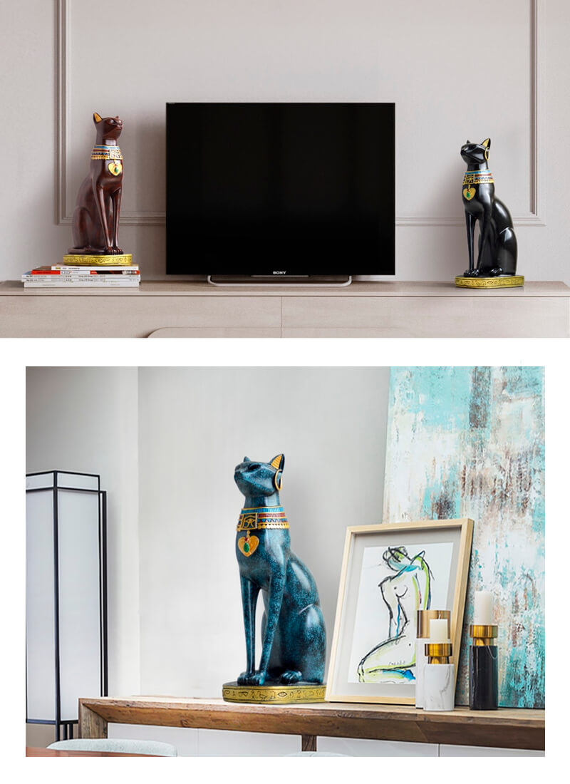 Statue Chat Egyptien Bastet Royale™